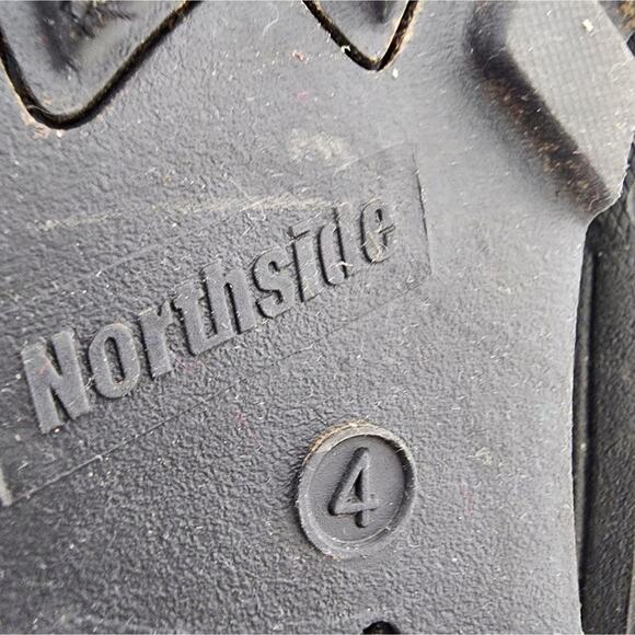 Northside Black Snow Boots Kids Winter Boots Adjustable Water Resistant Size 4 - Picture 4 of 11